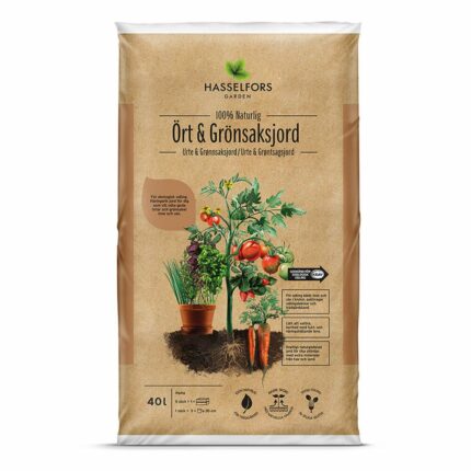 Grønnsaksjord hasselfors krav 40l