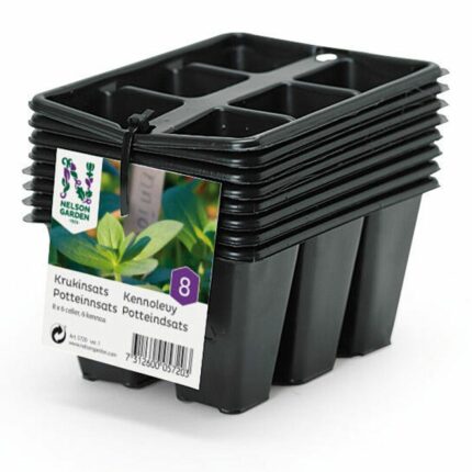 Potteinnsats nelson garden 6 celler 8pk