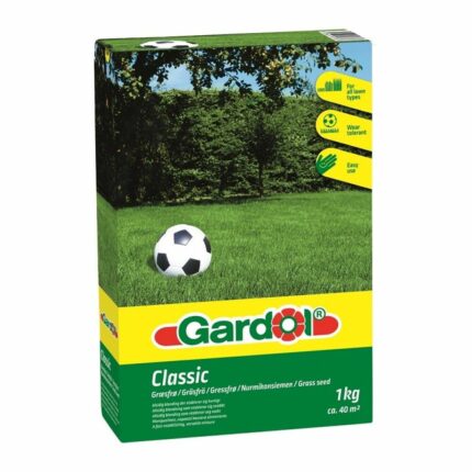 Gressfrø gardol classic 1kg 40m²